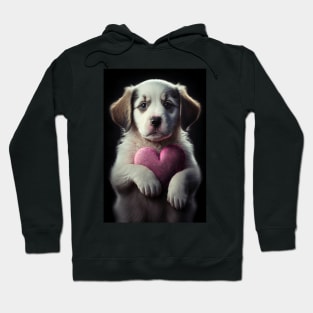 Valentine Puppy Hoodie